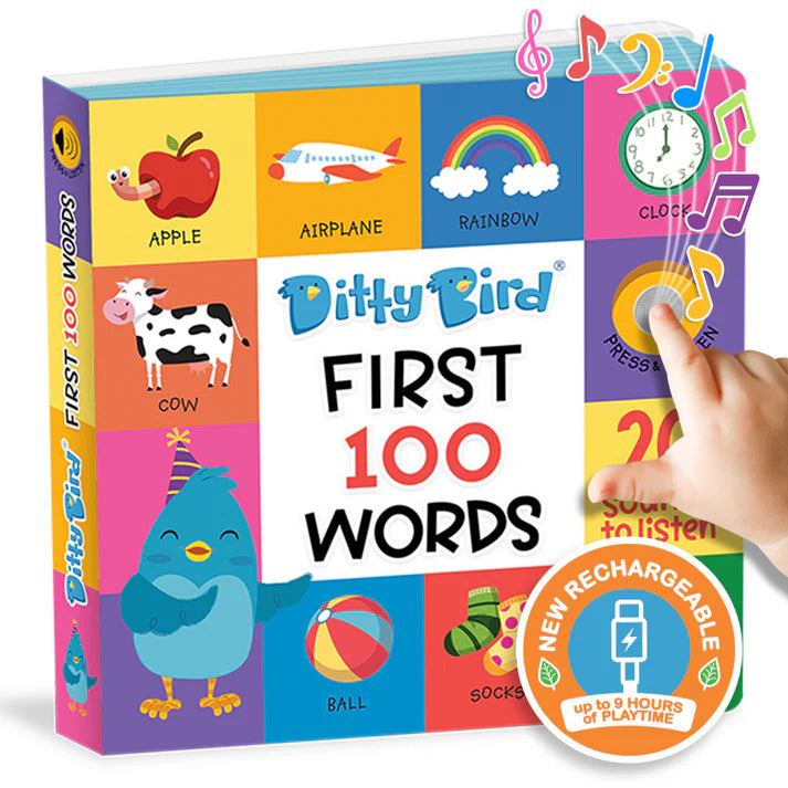 Ditty Bird First 100 Words Rechargeable Press And Listen