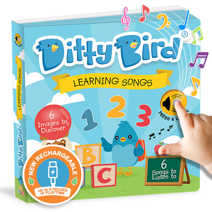 Ditty Bird First Learning Songs Rechargeable Press And Listen