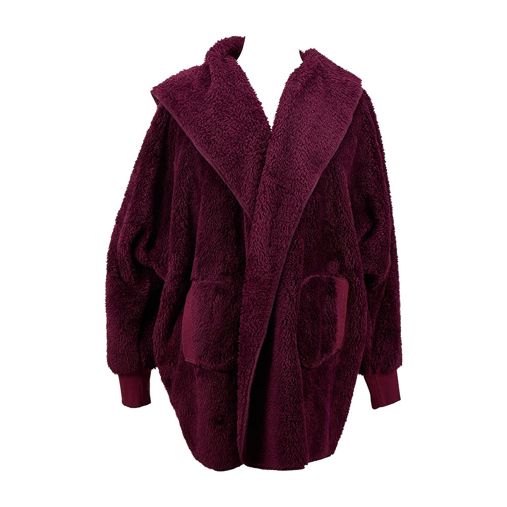 Cosy Luxe Cardi Mulberry
