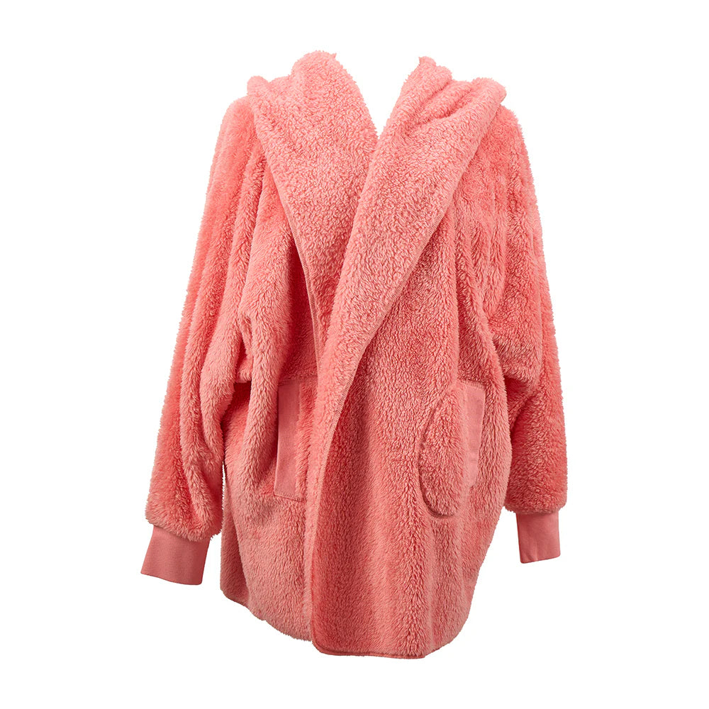 Cosy Luxe Cardi Shell Pink