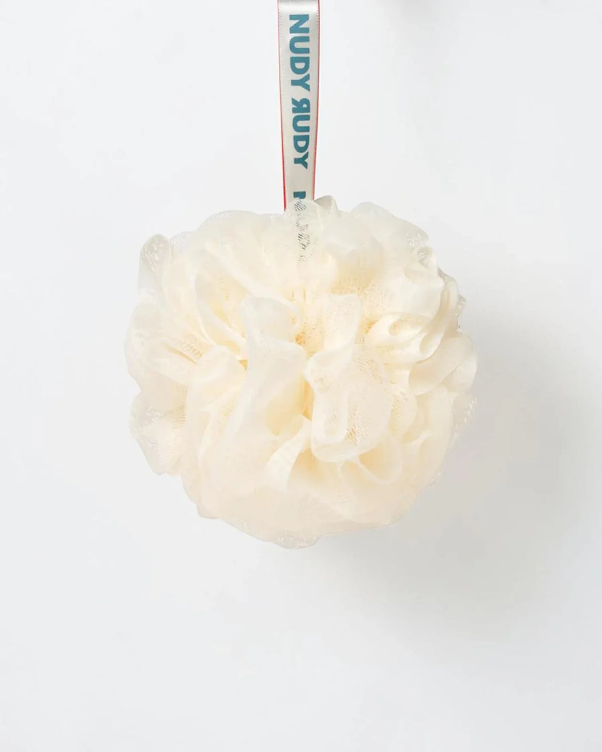 Nudy Rudy Shower Puff White