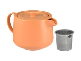 Maxwell and Williams Cafe Life Teapot With Infuser 500ml Apricot