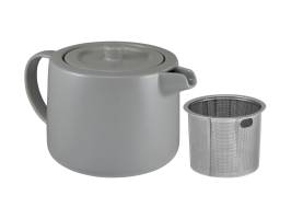 Maxwell and Williams Cafe Life Teapot With Infuser 1lt Grey