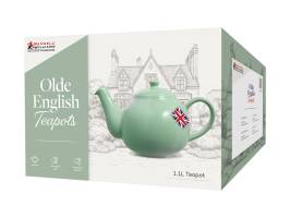 Maxwell and Williams Olde English Teapot 1.1L Green Gift Box