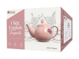 Maxwell and Williams Olde English Teapot 650ml Light Pink Gift Box