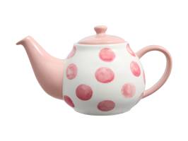 Maxwell and Williams Olde English Teapot 650ml Pink Spots Gift Box