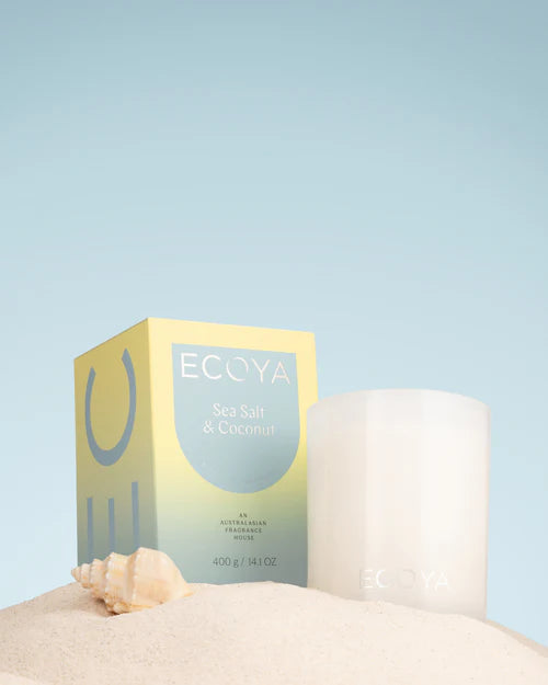 Ecoya Mini Madison Candle Sea Salt and Coconut 80g