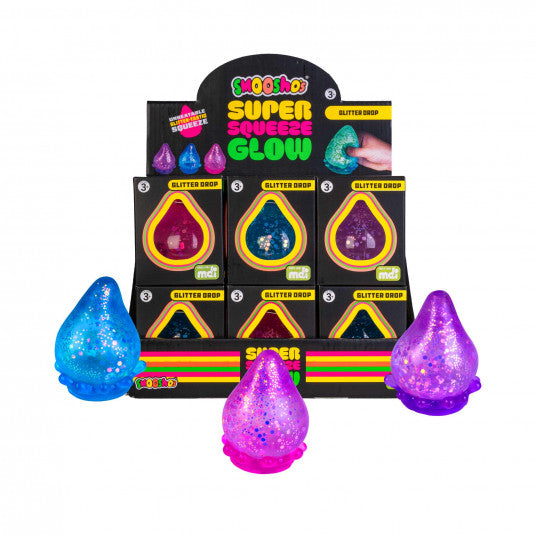 Smooshos Super Squeeze Glow Glitter Drop