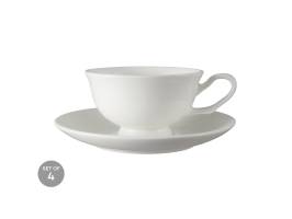 Maxwell and Williams Cashmere Footed Demi Cup and Saucer 90ml
