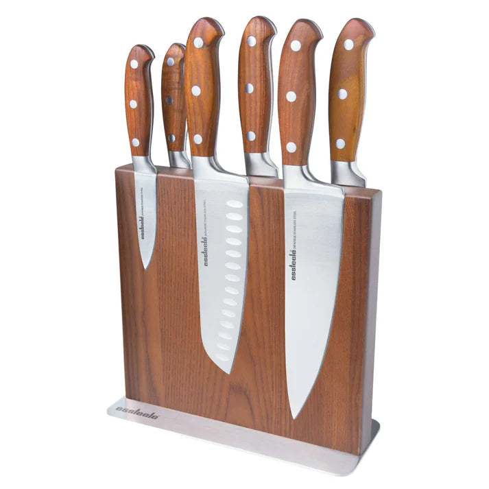 Essteele 7PC Magnetic Knife Block