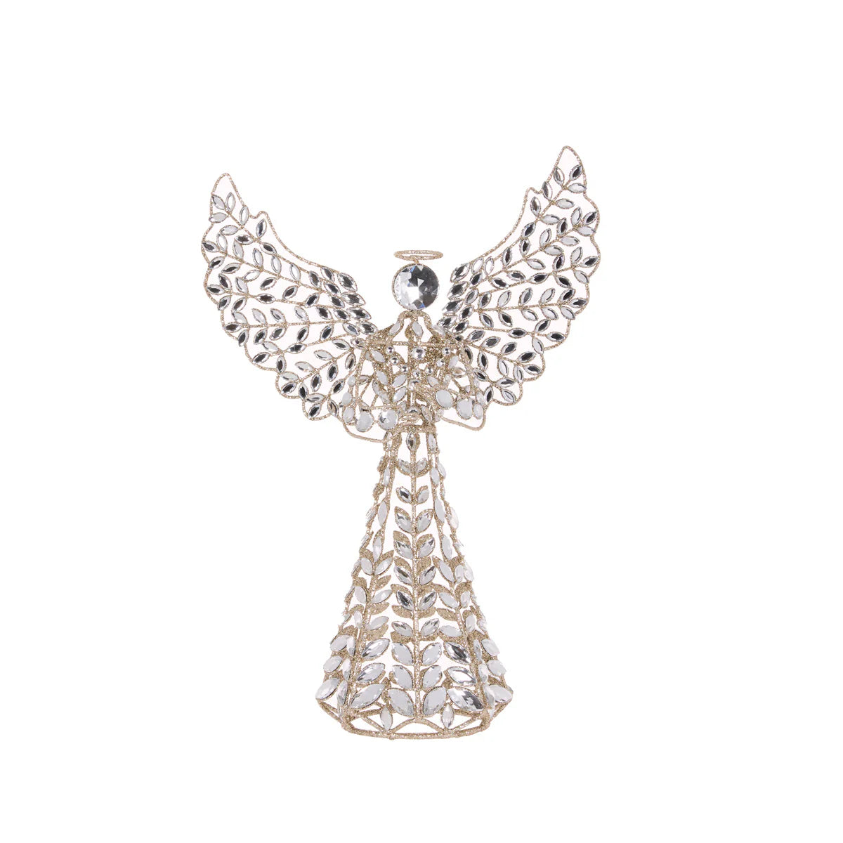 Silver Angel Tree Topper Diamond