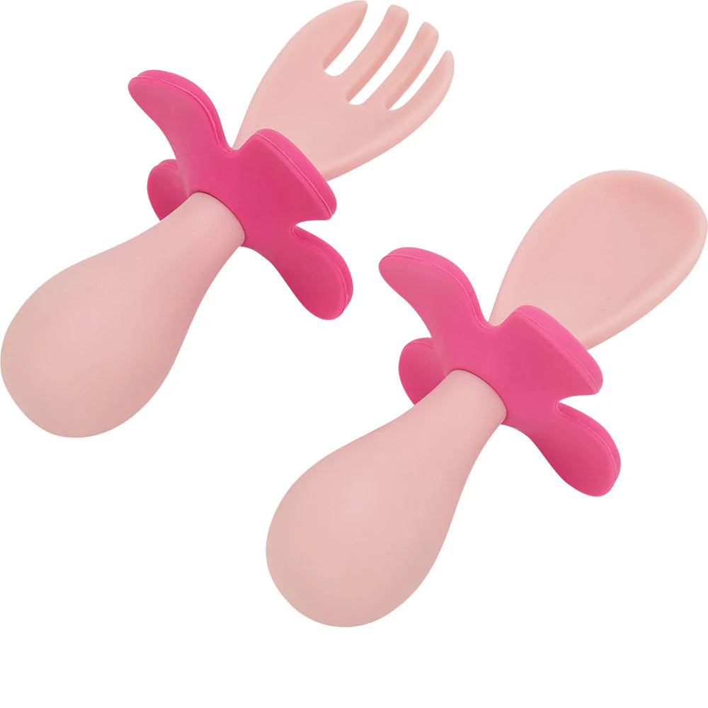Flower Fork and Spoon Set Ass Colours