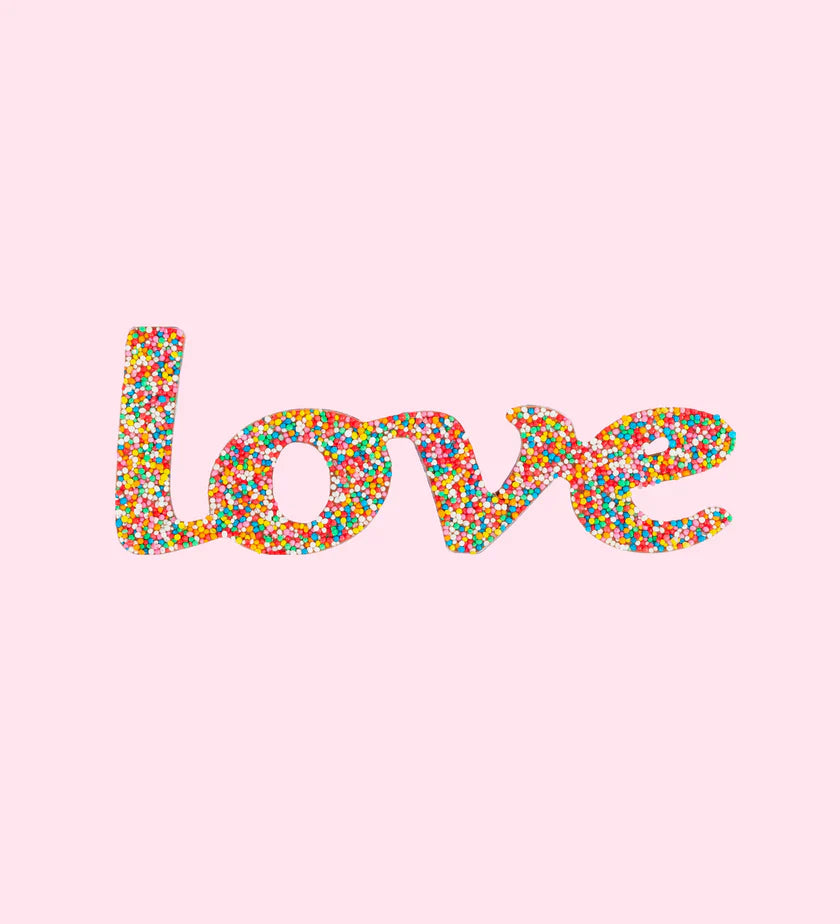 Freckleberry Chocolate Word Love