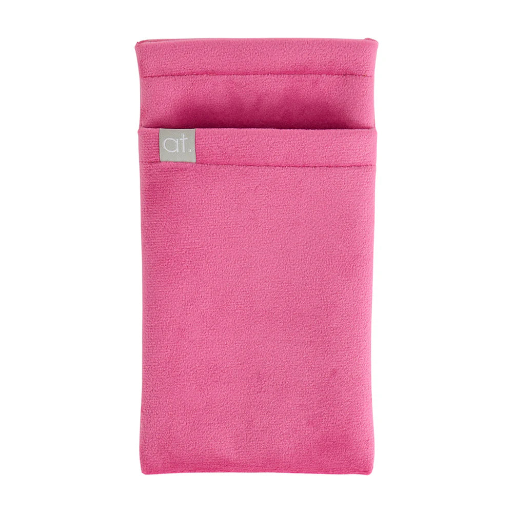 Annabel Trends Glasses Double Case Velvet Hot Pink