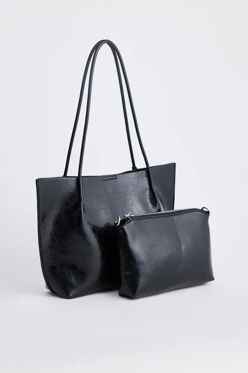 Holiday Life Eloise Bag And Pouch Set Black