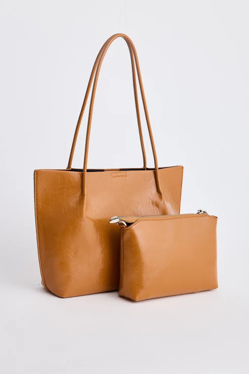 Holiday Life Eloise Bag And Pouch Set Tan