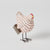 Reggie Chicken Sculpture Pink Black  Small