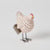 Reggie Chicken Sculpture Pink Black  Small