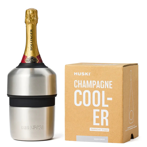 Huski Champagne Cooler Brushed Stainless Steel