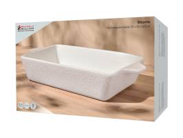 Maxwell and Williams Blooms Rectangular Baker 32x22x6.5cm White