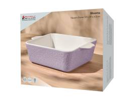 Maxwell and Williams Blooms Square Baker 19x19x6.5cm Lilac