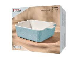 Maxwell and Williams Blooms Square Baker 19x19x6.5cm Blue