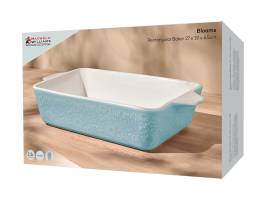 Maxwell and Williams Blooms Rectangular Baker 27x19x6.5cm Blue