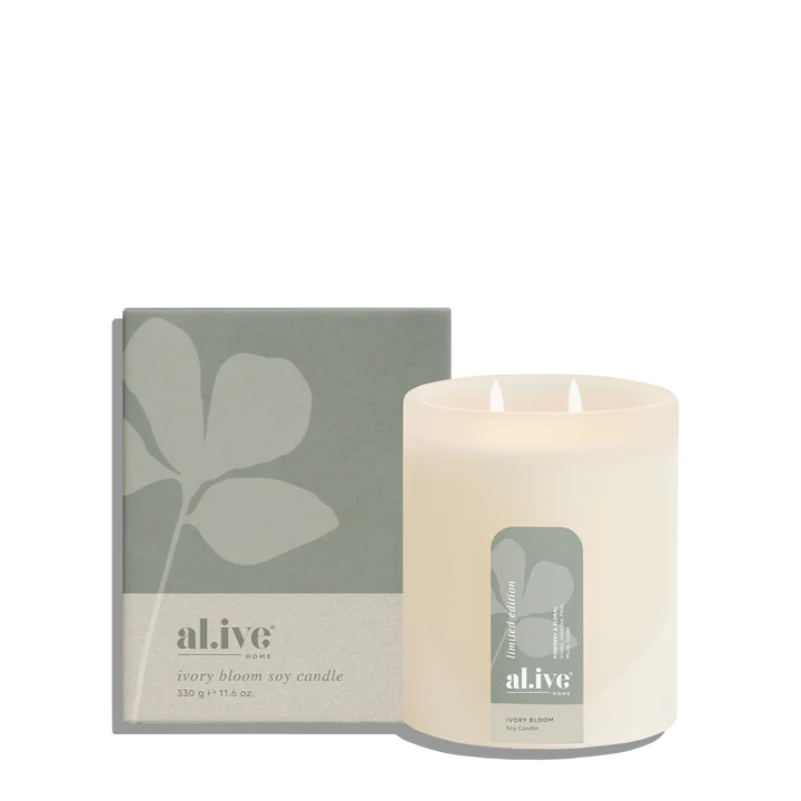 Alive Ivory Bloom Soy Candle