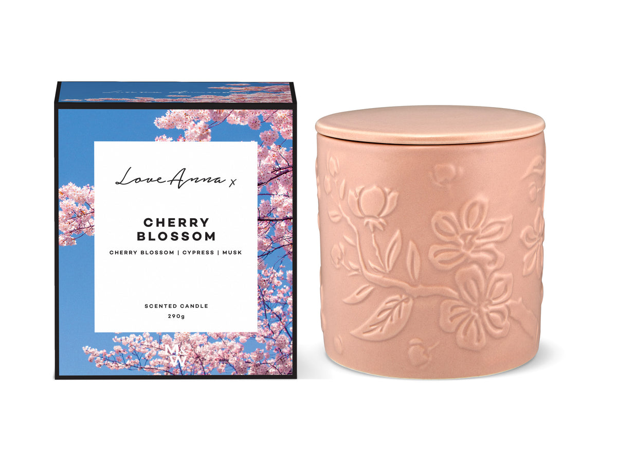 Love Anna Cherry Blossom Scented Candle 290g