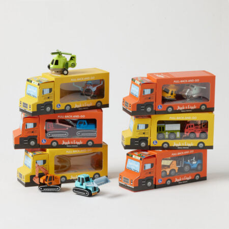Jiggle And Giggle Vehicles Pullback Toy Set Of 2