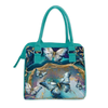 Lisa Pollock Lunch Tote Cooler Bag Aluminum Insulation 11 Tranquil Butterflies