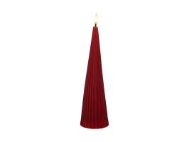 Maxwell And Williams Lets Get Lit Linea LED Sculptural Candle Cherry 7 x 22cm