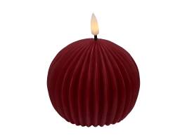 Maxwell And Williams Lets Get Lit Linea LED Sculptural Candle Cherry 10 x 9cm