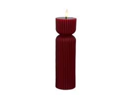Maxwell And Williams Lets Get Lit Linea LED Sculptural Candle Cherry 6.5cm x 22cm