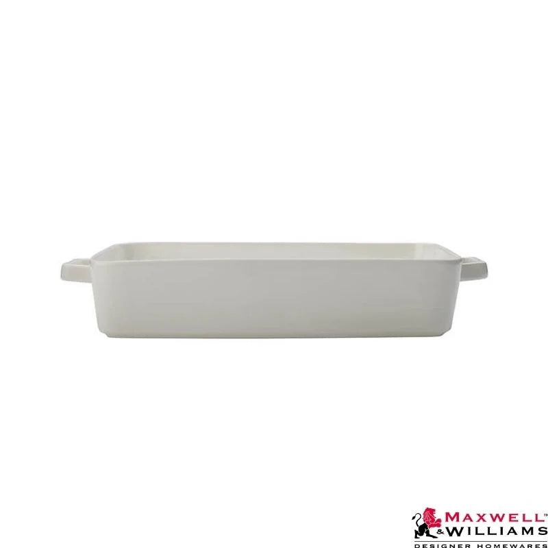 MW Epicurious Rect Baker 32cm White