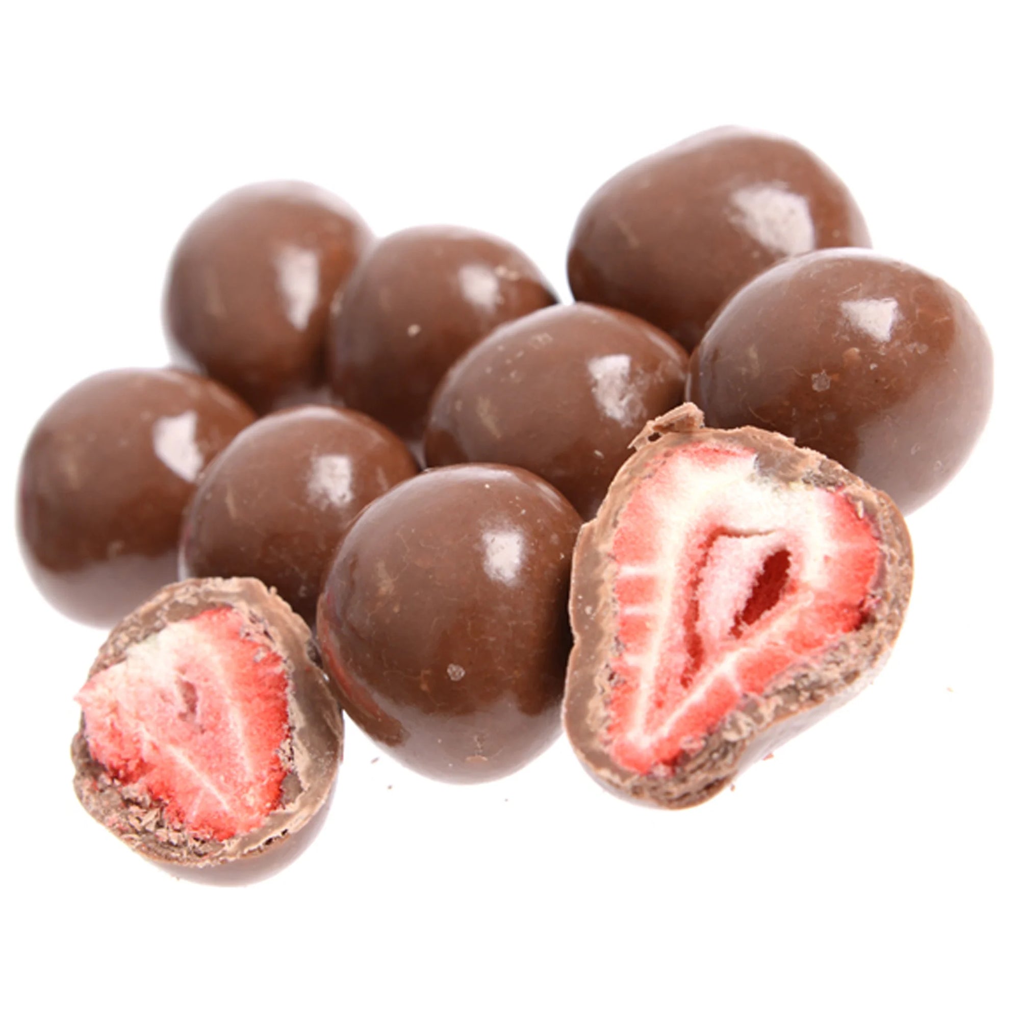 Freckleberry Milk coated Freeze Dried Strawberries