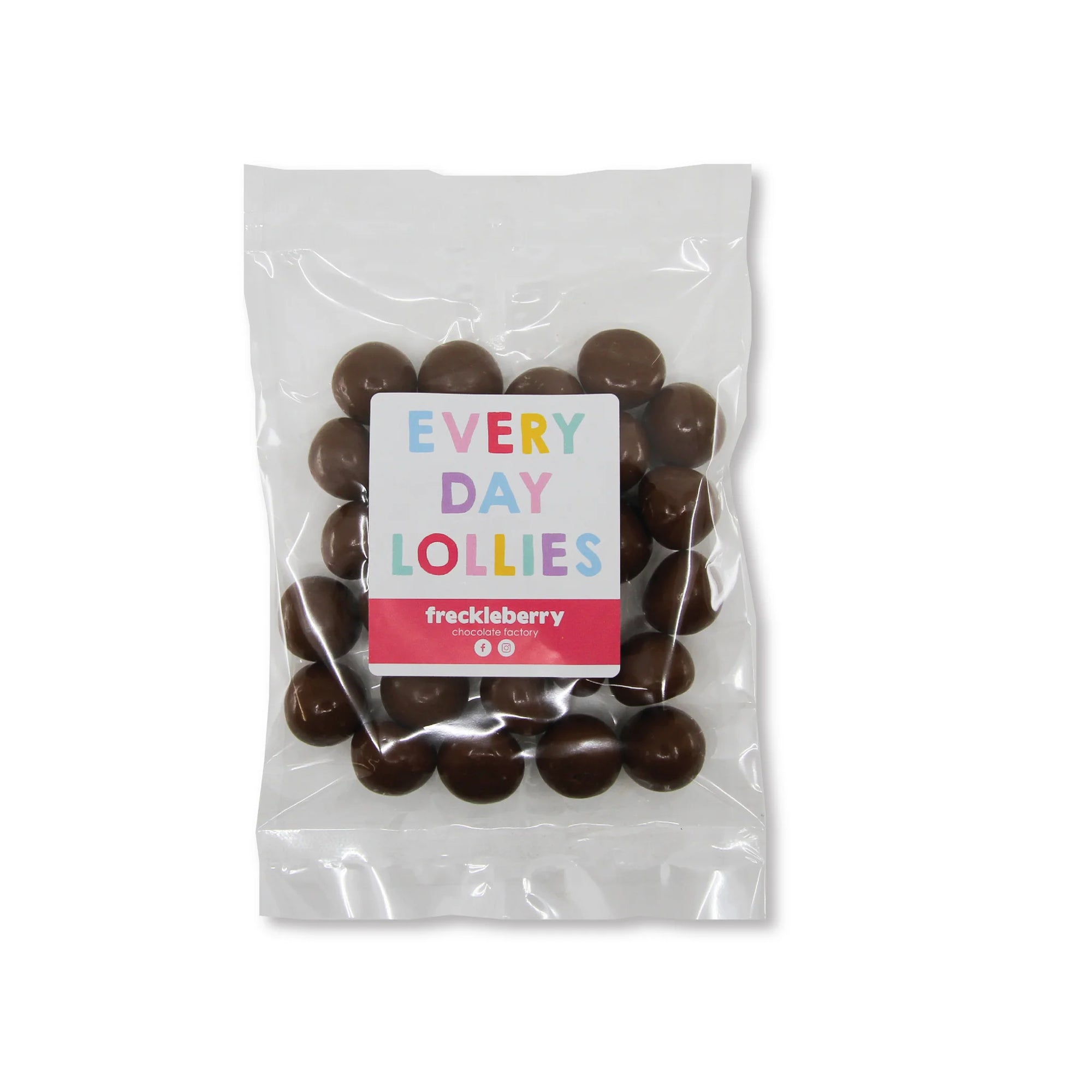 Freckleberry Milk Choc Raspberries 150g MD