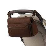 OIOI Mulitasker Pram Caddy Chocolate Nylon
