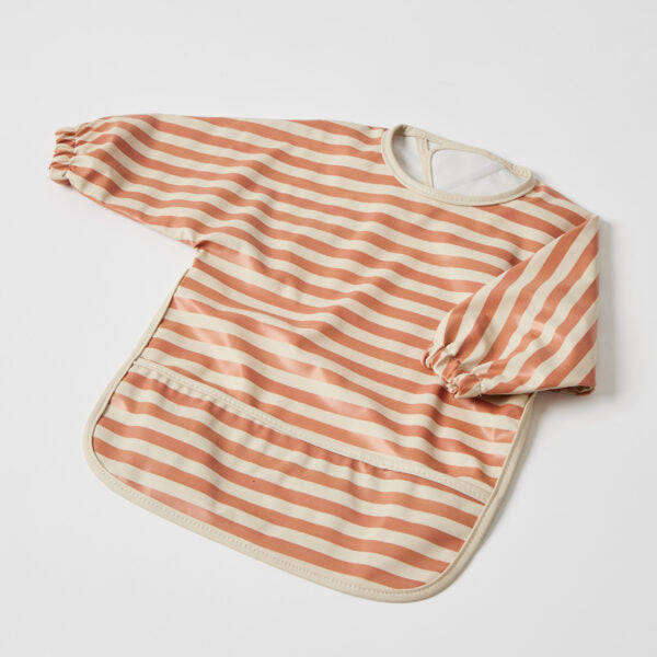 Jiggle And Giggle Stripe Smock 4-6 months Beige And Tan