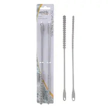 Appetito Set 2 Straw Cleaning Brush Set Silicone