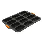Bakemaster Silicone 12cup Mini Loaf Pan