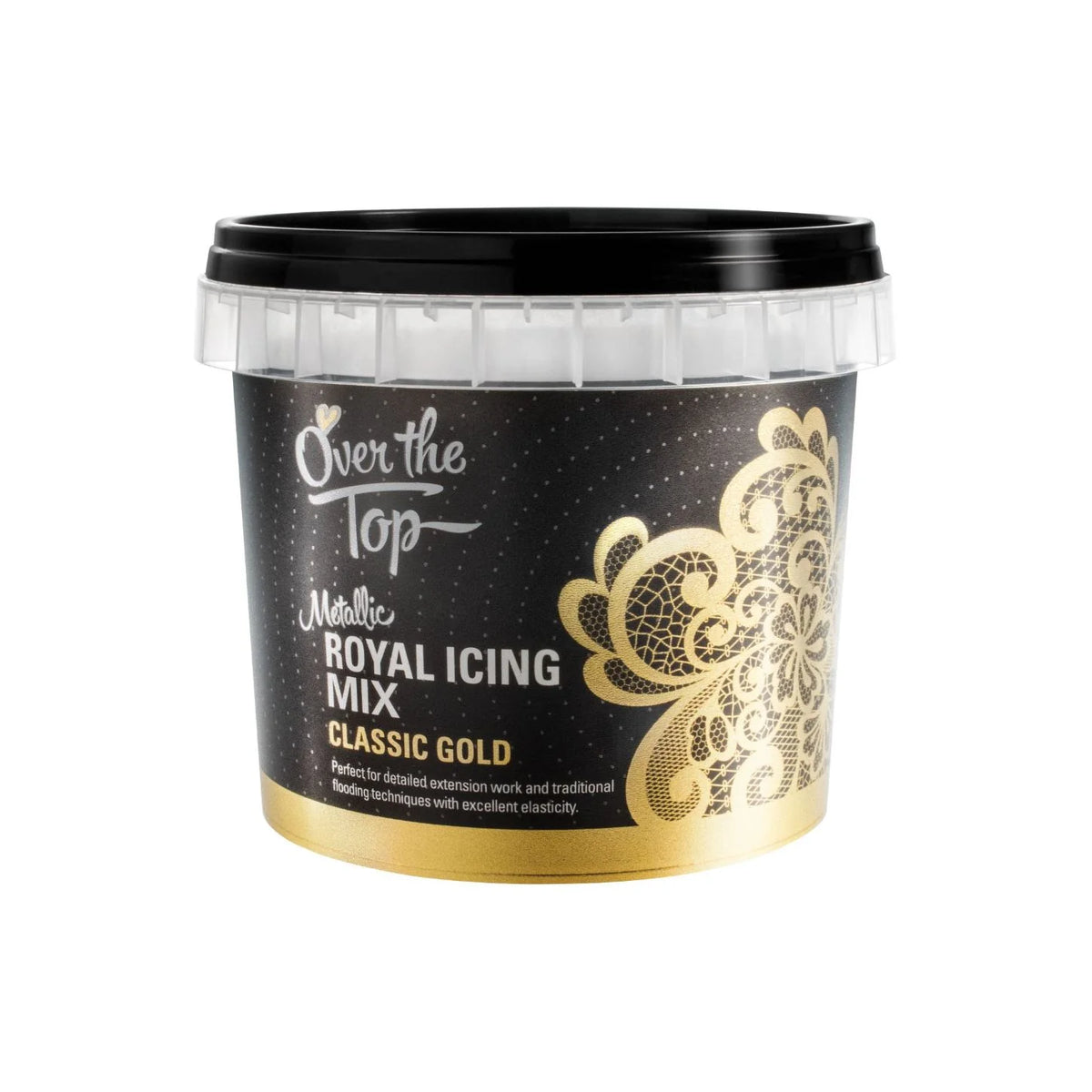 Over The Top Classic Gold Royal Icing