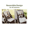 OIOI Seat Liner Gingham Beige Fleece