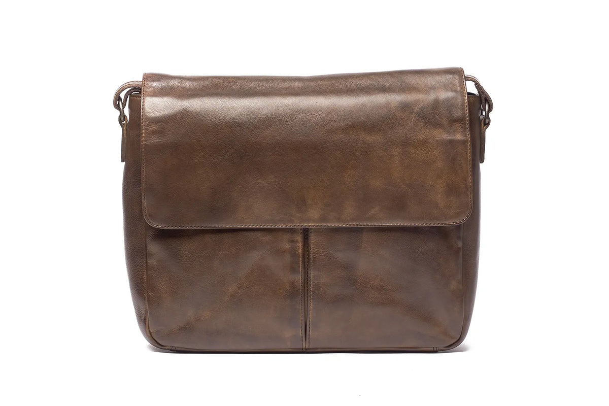Rugged HIde Louis Business Bag Brown
