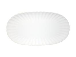 Casa Domani Solare Oval Platter 33x18cm Cream