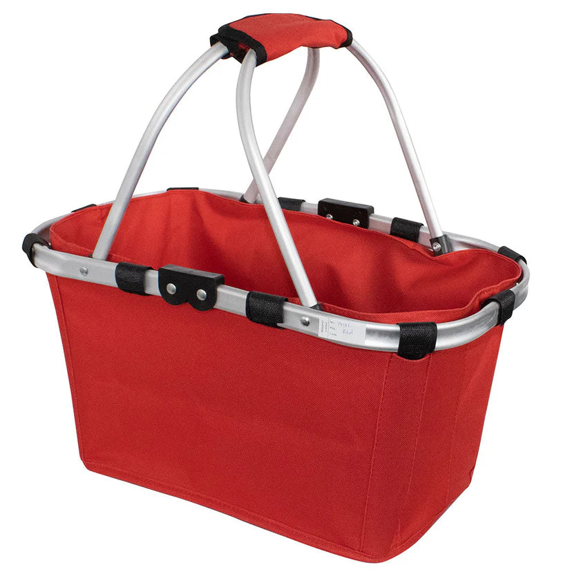 Karlstert 2 Handle Carry Basket Red