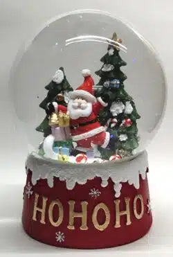 Snow Globe Santa HoHoHoHo LED and Musical