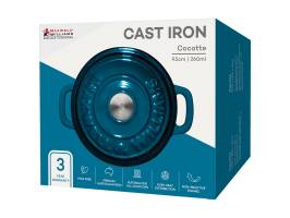 Maxwell and Williams Cast Iron Cocotte Midnight Blue  260ml