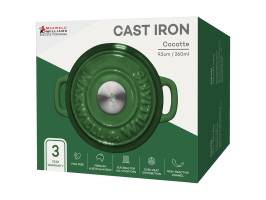 Maxwell and Williams Cast Iron Cocotte English Racing Green  260ml