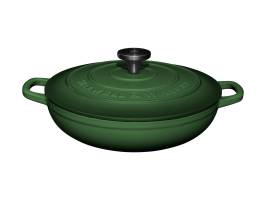Maxwell and Williams Cast Iron Braiser English Racing Green 27cm 3.3L